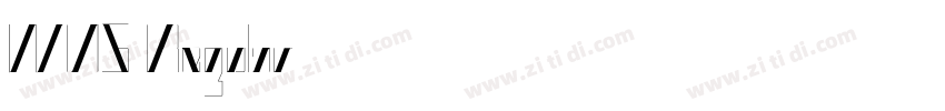 W05 Regular字体转换